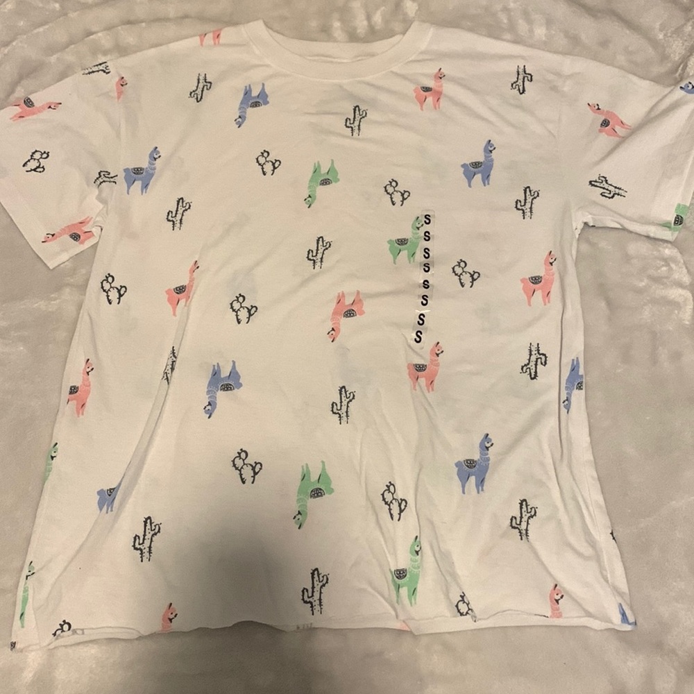 AWAKE llama shirt size small